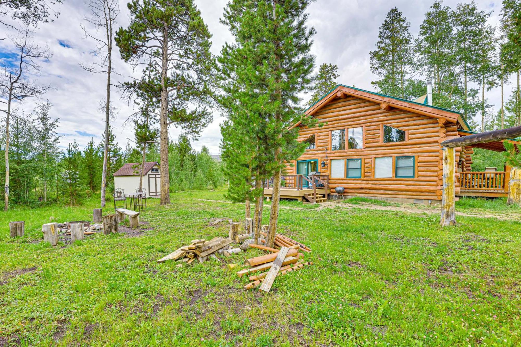 Grand Lake Cabin With Direct Access To Rocky Mtn Np! Bagian luar foto
